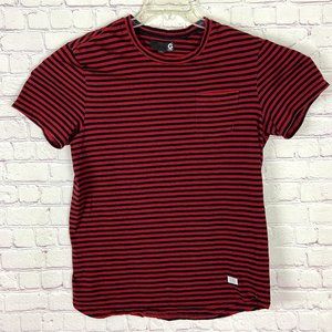 G BY GUESS Men’s Striped Tee & FREE Champion Black Short